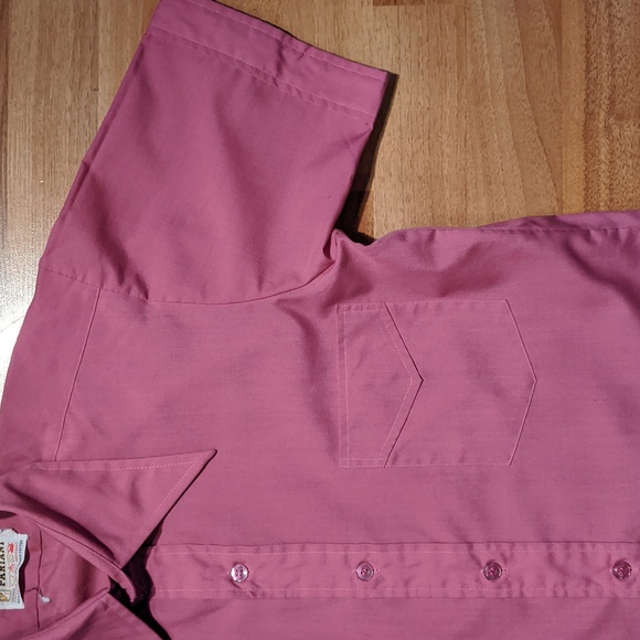 Vintage pink Pariani button front shirt sleeved shirt - Picture 4 of 8